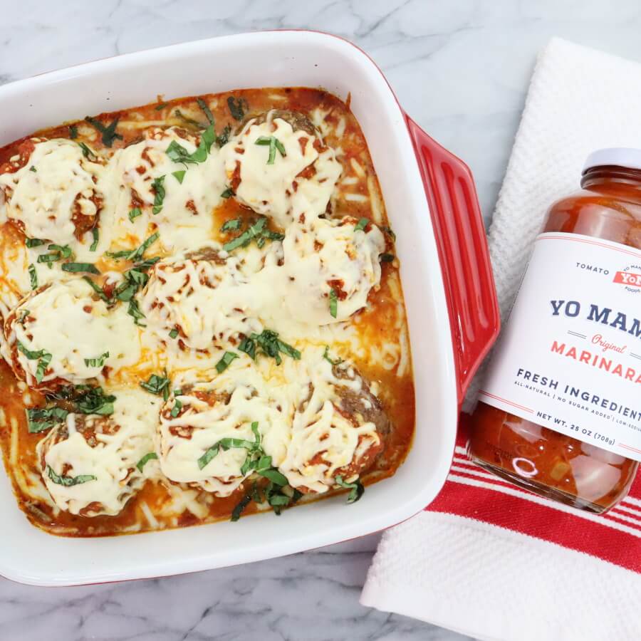 Marinara Meatball Bake &ndash; Yo Mama's Foods