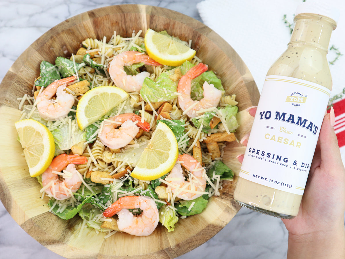 Caesar Pasta Salad &ndash; Yo Mama's Foods