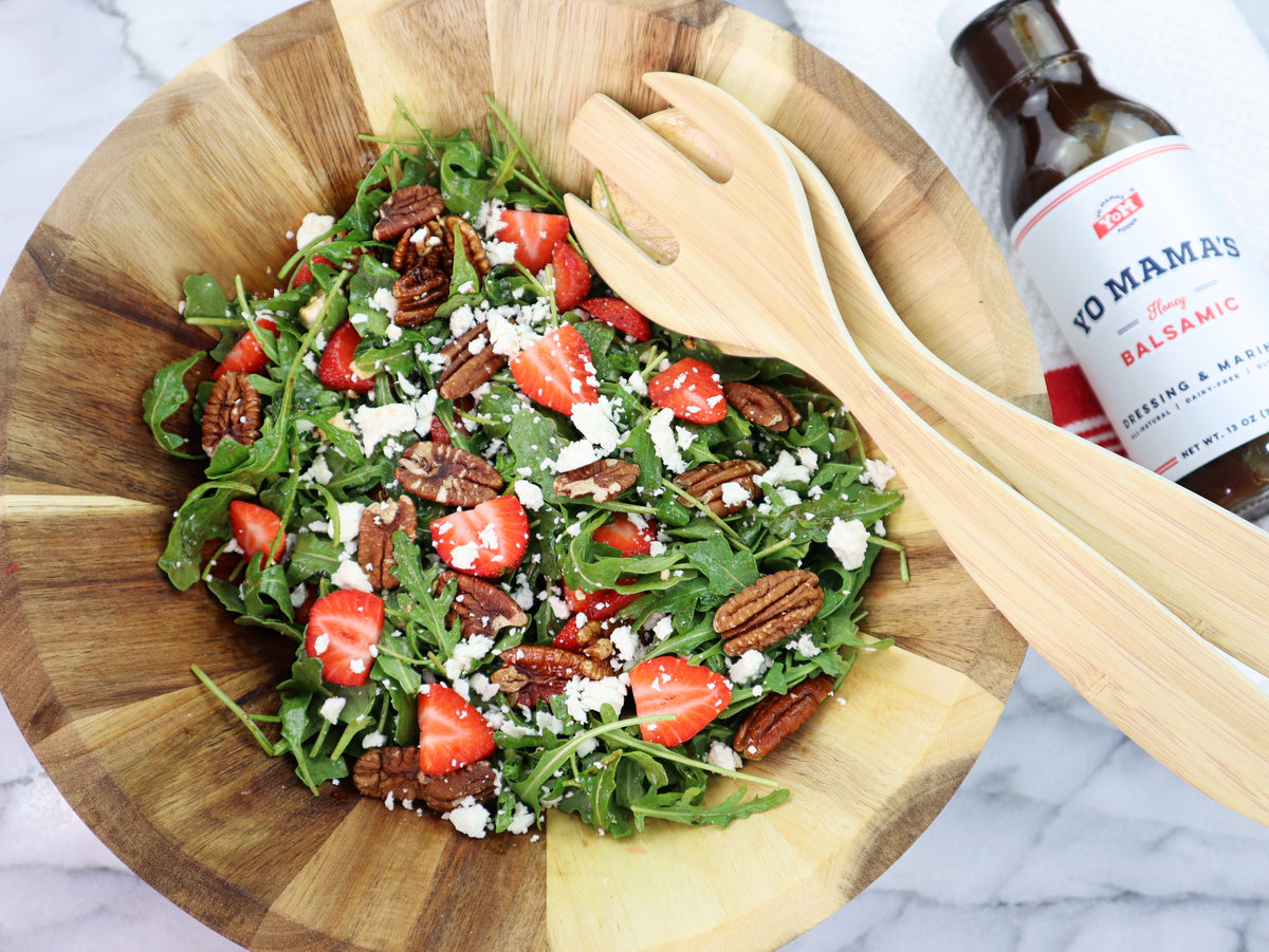 Balsamic Arugula Salad – Yo Mama's Foods