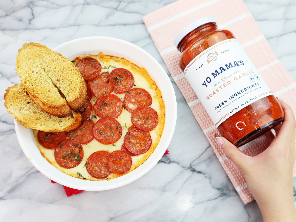 Pizza Dip &ndash; Yo Mama's Foods