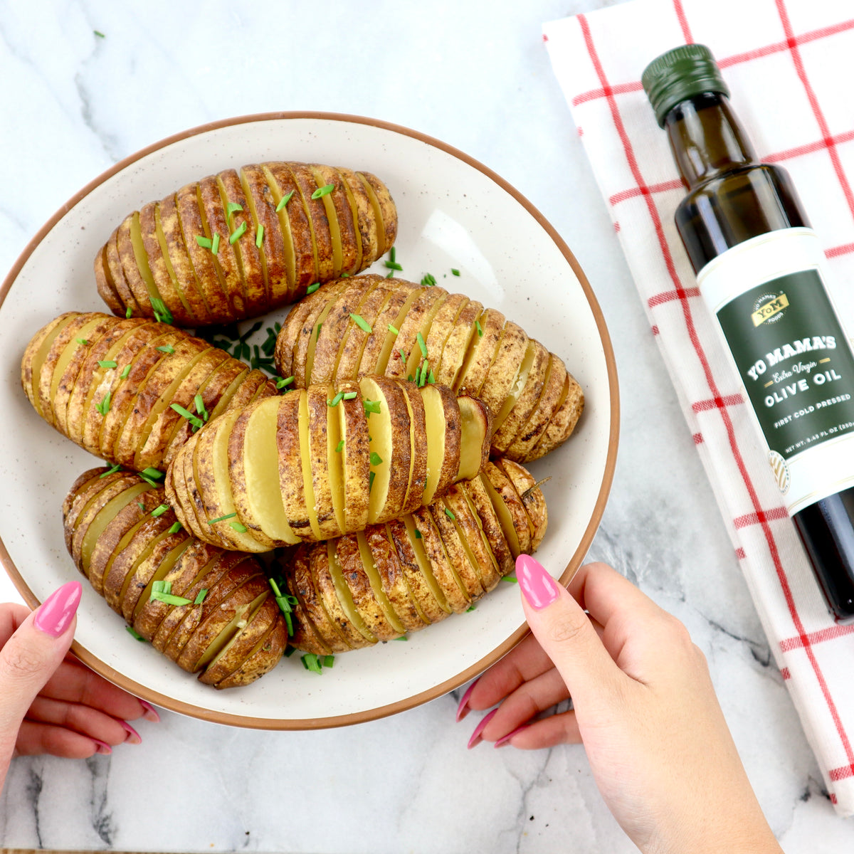 Hasselback Potatoes &ndash; Yo Mama's Foods