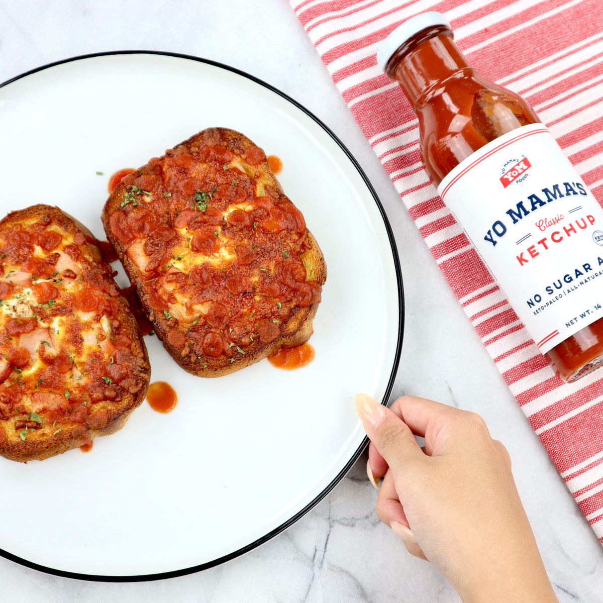 Air Fryer Breakfast Toast &ndash; Yo Mama's Foods