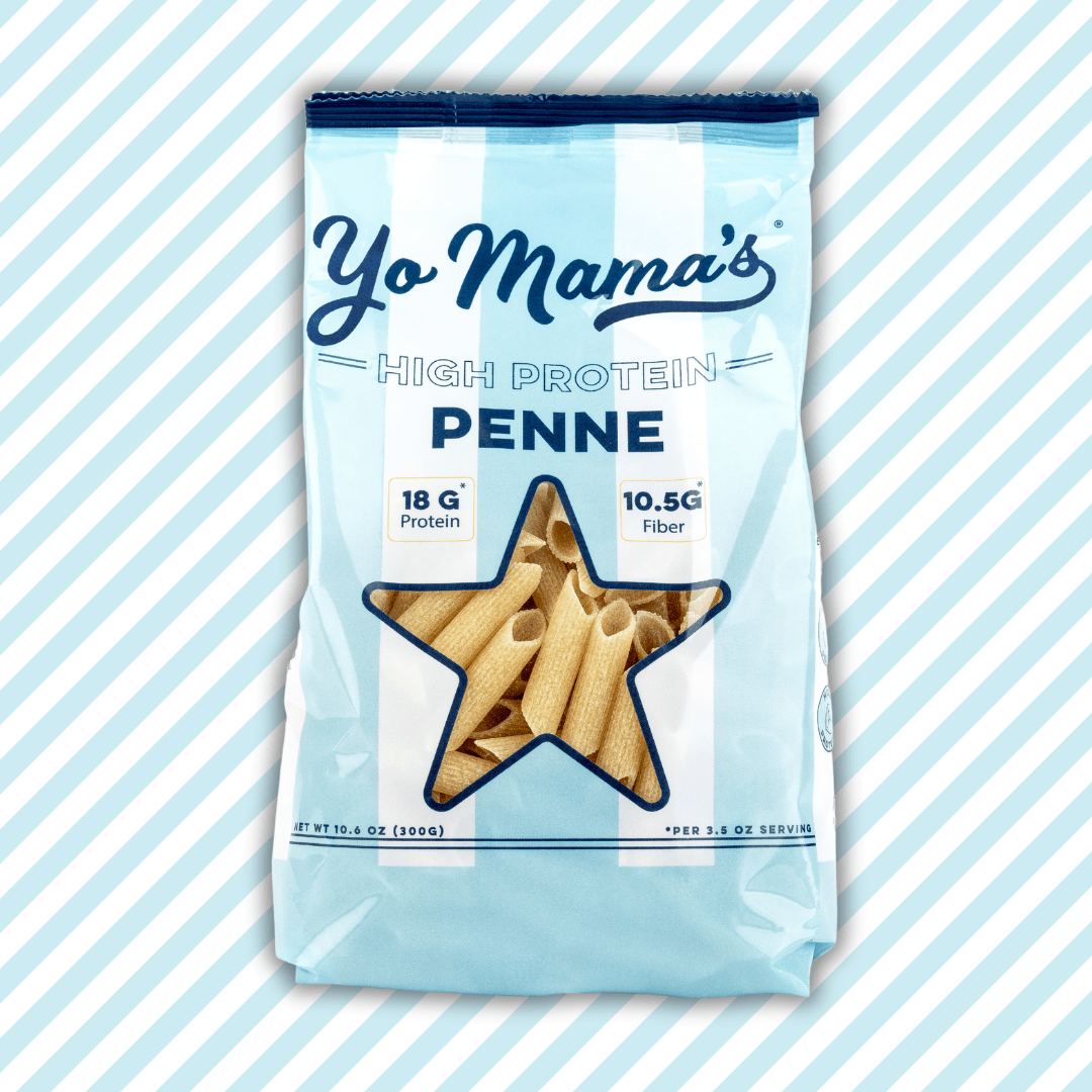 High Protein Penne Pasta | Yo Mama's Foods