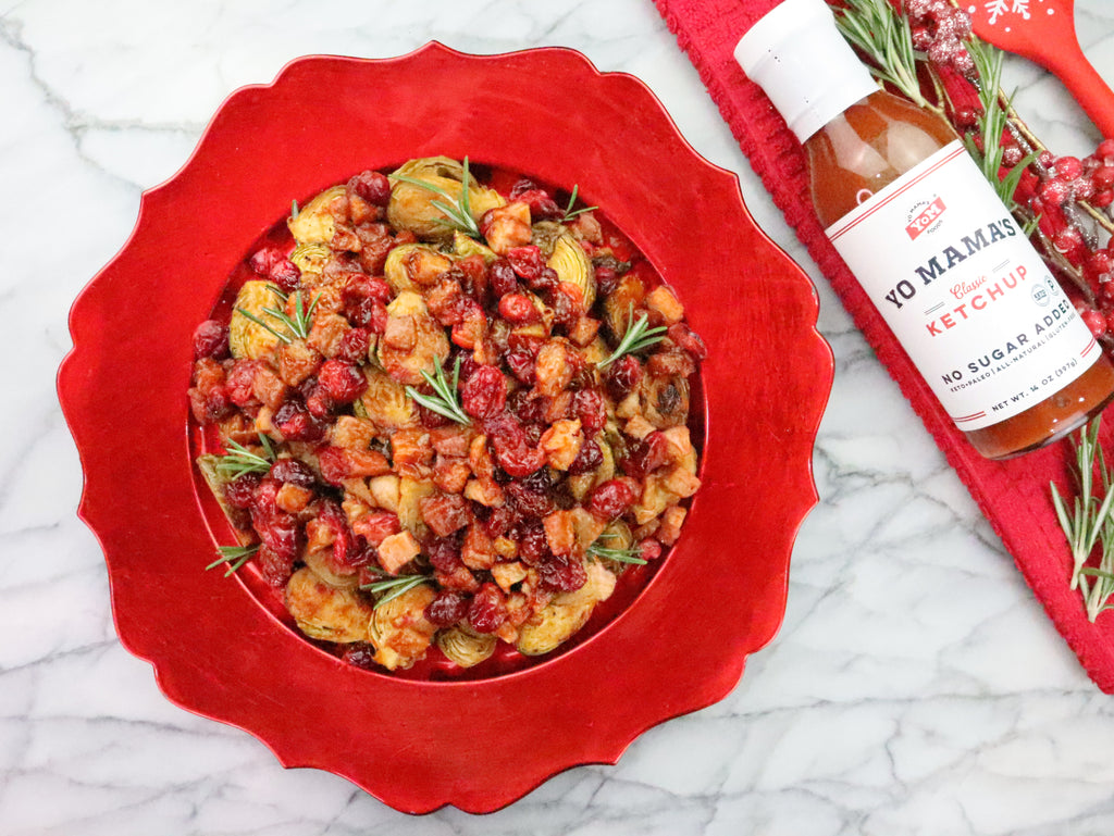 Festive Cranberry Brussel Sprouts