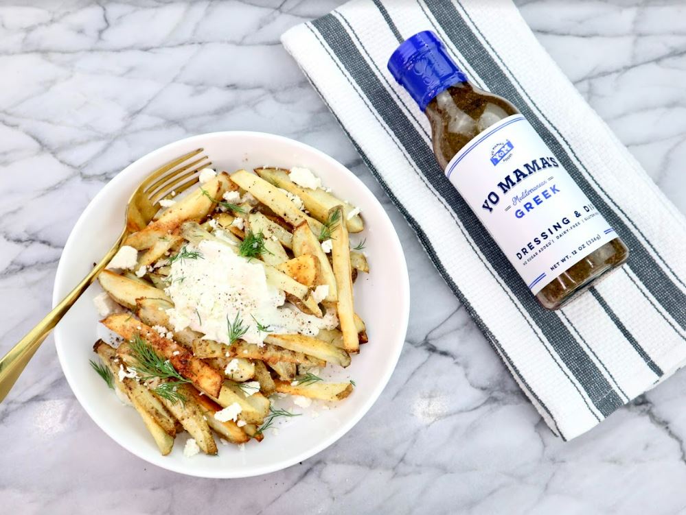 Greek Fries - Yo Mama's Foods