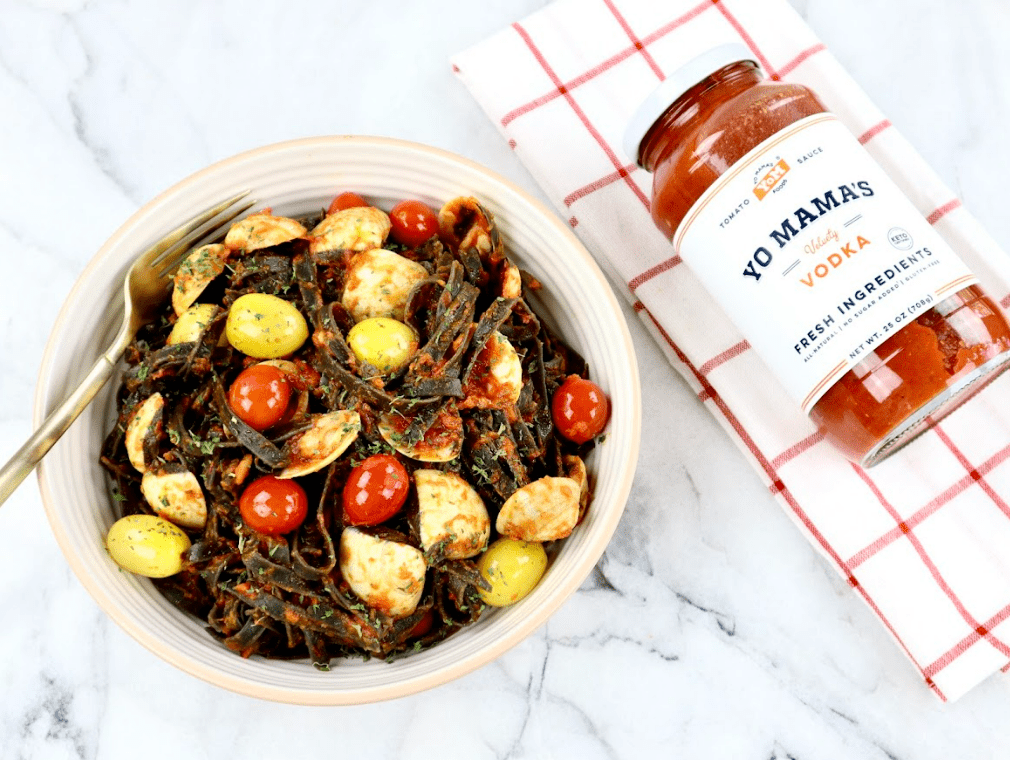 Squid Ink Pasta With Clams - Yo Mama's Foods