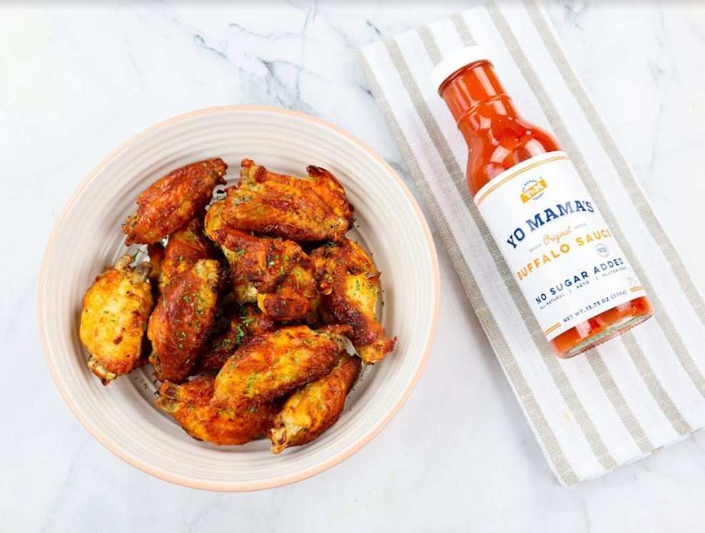 Buffalo Crispy Air Fried Wings - Yo Mama's Foods