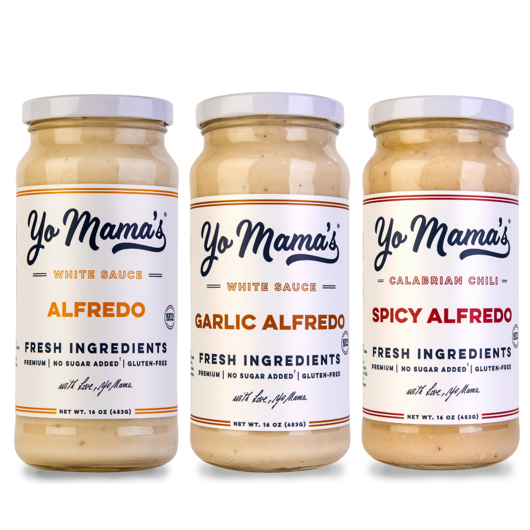 Yo Mama's Alfredo Variety Set – Yo Mama's Foods