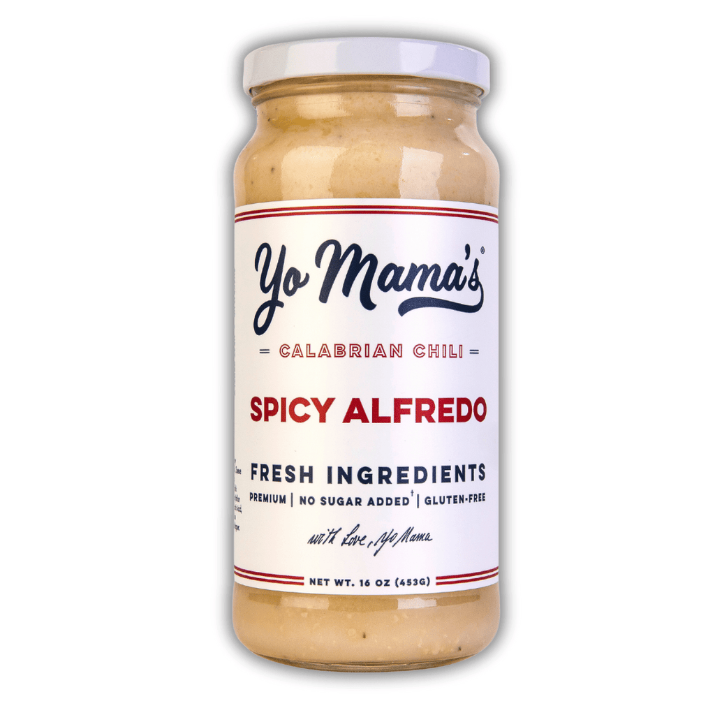 Spicy Alfredo Sauce | Yo Mama's Foods Spicy Alfredo Sauce | Yo Mama's Foods