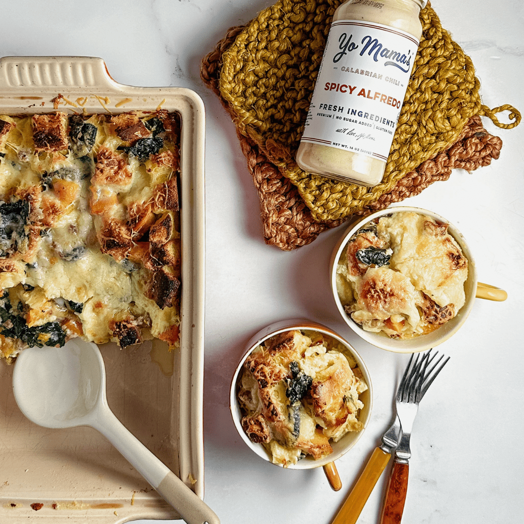 Spicy Alfredo Sauce | Yo Mama's Foods