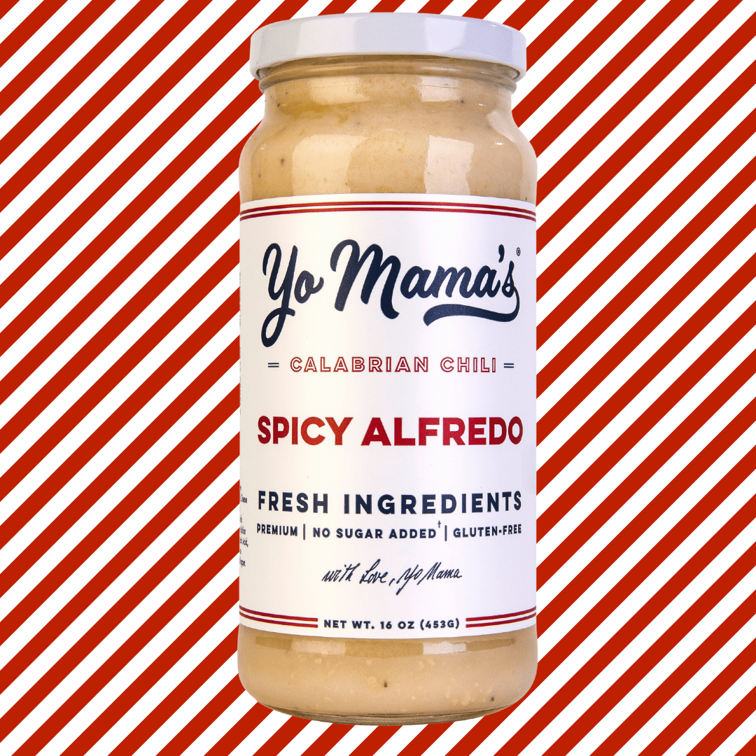 Spicy Alfredo Sauce | Yo Mama's Foods